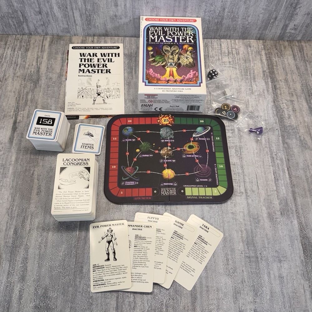 War With The Evil Power Master "Choose Your Own Adventure" Game